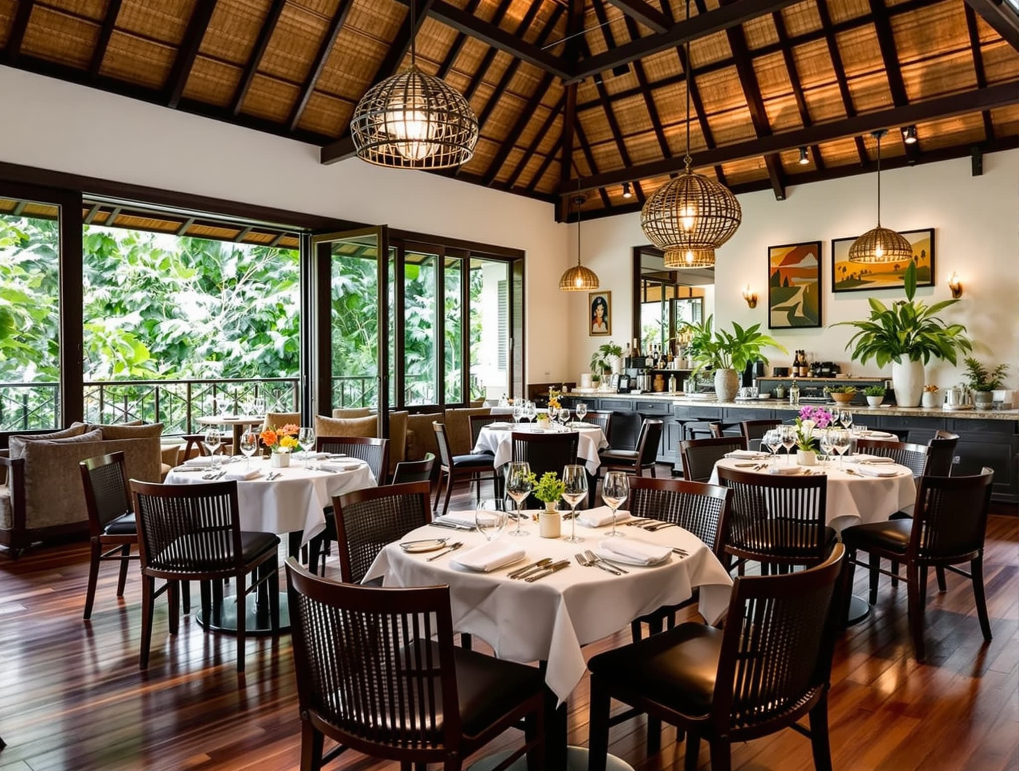 Locavore restaurant in Ubud, Bali — the island's most recognized fine dining establishment, mentioned in the article as the benchmark for tasting-menu dining using Indonesian ingredients.