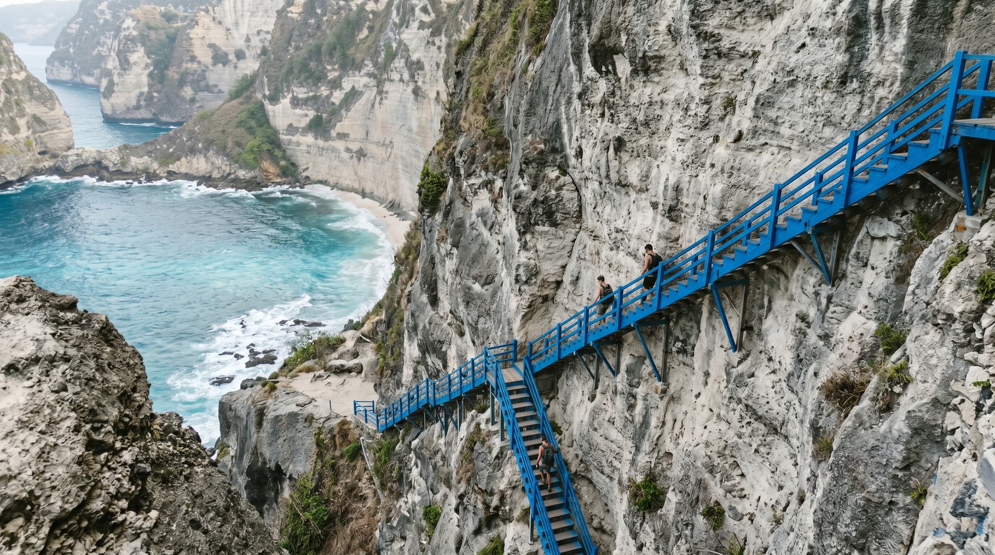 Peguyangan Waterfall: Nusa Penida's Sacred Blue Staircase